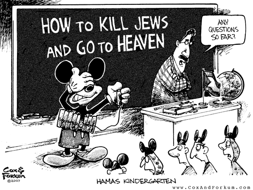 Hamas children show on how to kill Jews and go to heaven