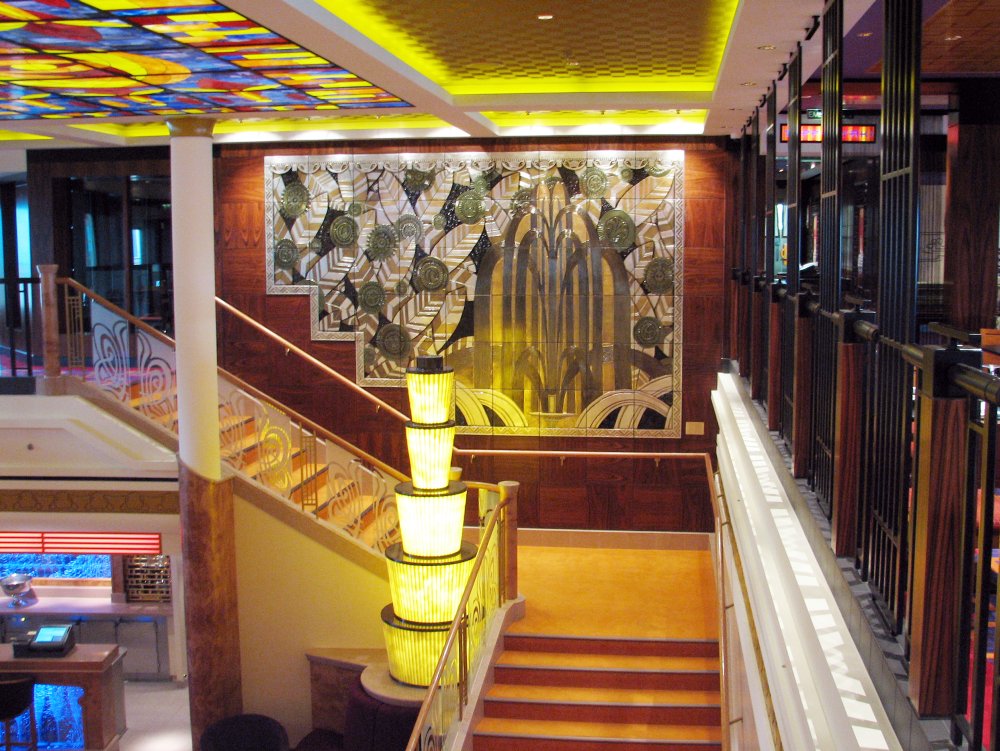 Bar Central Staircase from Orchid Garden to Magnum's